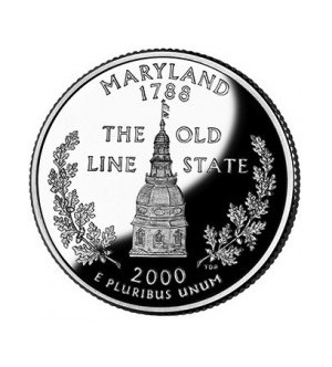 1/4 $ Maryland- Stany USA...